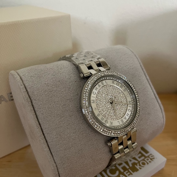 Michael Kors Women's Darci Crystal Dial & Bezel Quartz Watch MK3476 - Picture 7 of 10